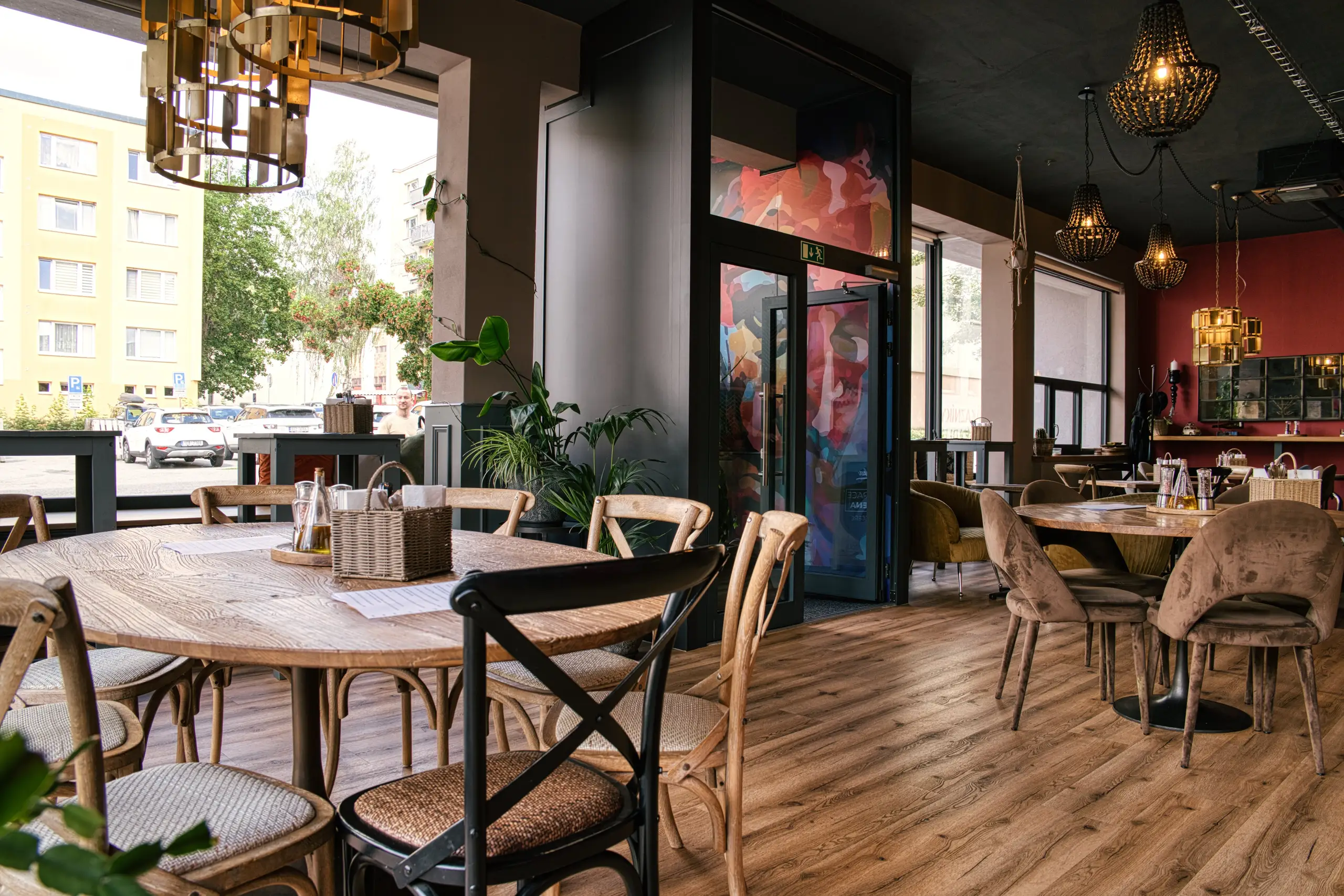 Interiér podniku Bistro Slámovka